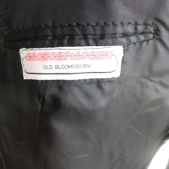 Vintage Connock and Lockie Bespoke Grey Donegal Tweed Double Breasted Jacket - Picture 8 of 15